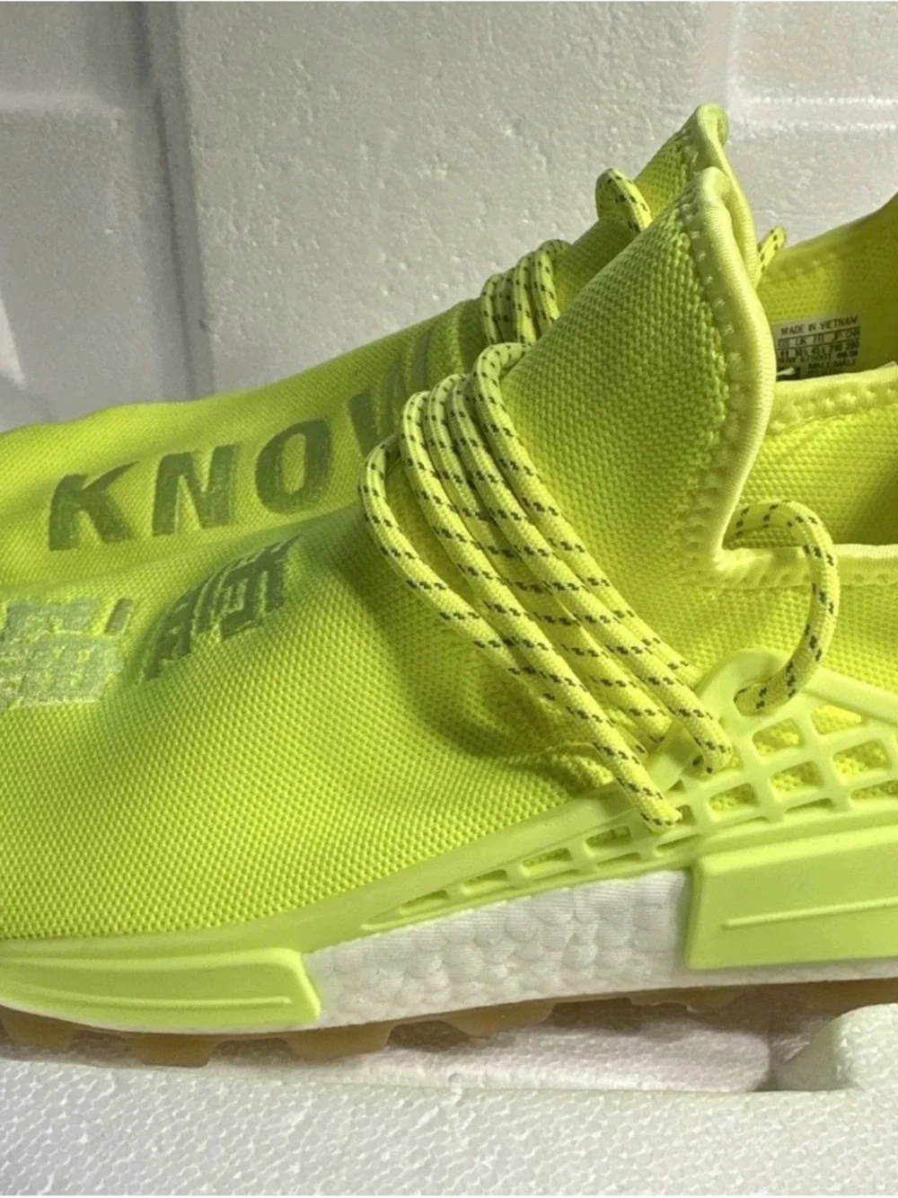 adidas Pharrell NMD Hu Human Race Trail PRD Know Soul Solar Yellow EF2335